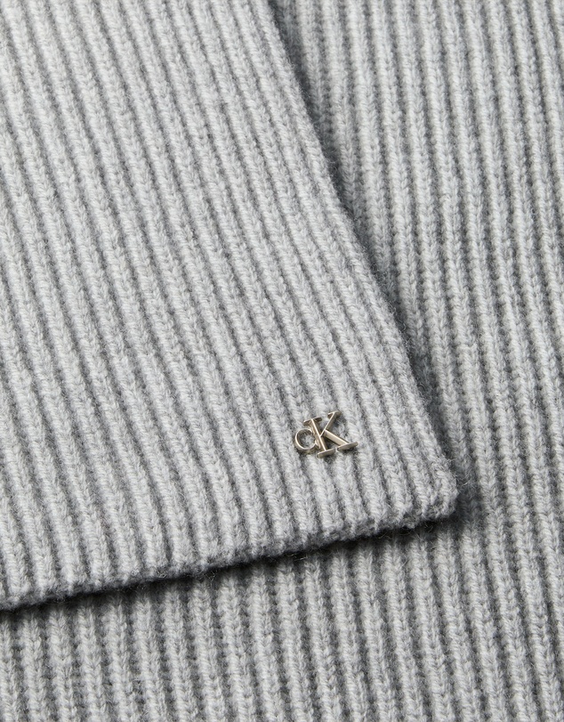 Calvin Klein - Wool Blend Signature Logo Scarf