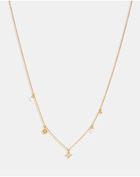 By Charlotte - Gold Live in Peace Choker