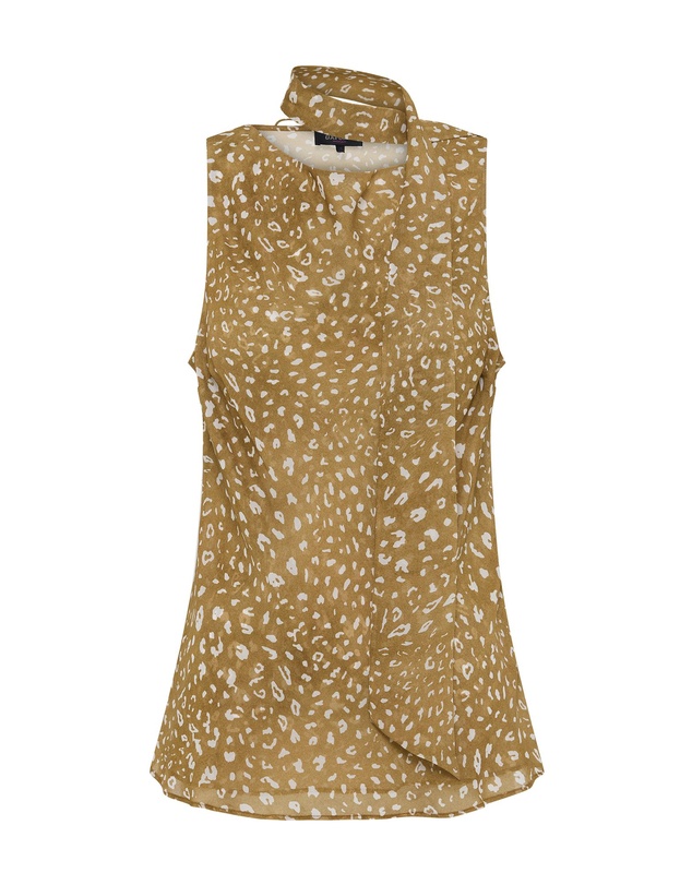 Oxford - Katrine Bambi Print Scarf Top