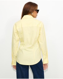 Dazie - Em Asymmetrical Button Up Shirt