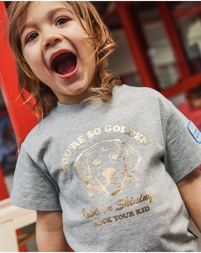 Rock Your Kid - Riley Tee in Golden Hour