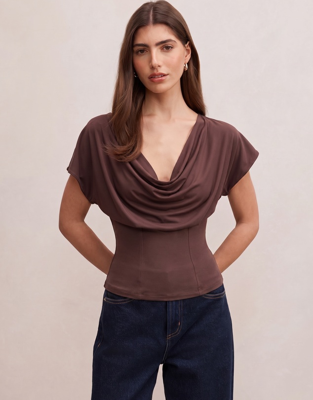 Forever New - Phoebe Draped Cowl Neck Top