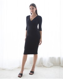 Soon Maternity - Cross Wrap Feeding Dress