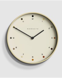 Newgate - Newgate Mr Clarke Clock Pale Wood Dot Dial