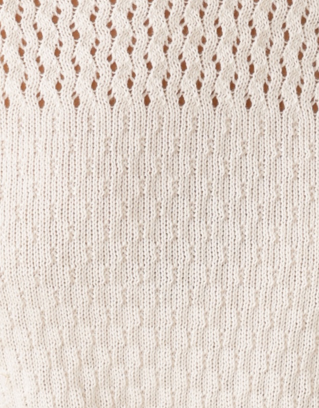 SACHA DRAKE - 3/4 Sleeve Ripple Knit Top