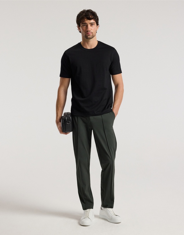 Calibre - Technical Knit Pintucked Pants Khaki