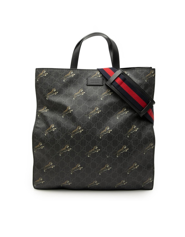 Pre-Loved by Azura Reborn - Pre-Loved GG Supreme Tiger Convertible Soft Tote