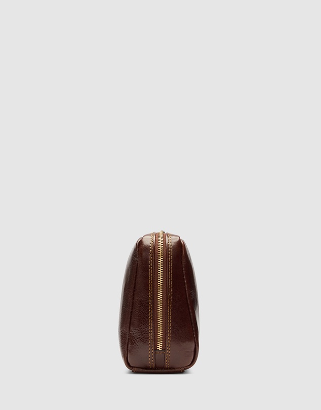 Republic of Florence - Primo Brown Toiletry Bag