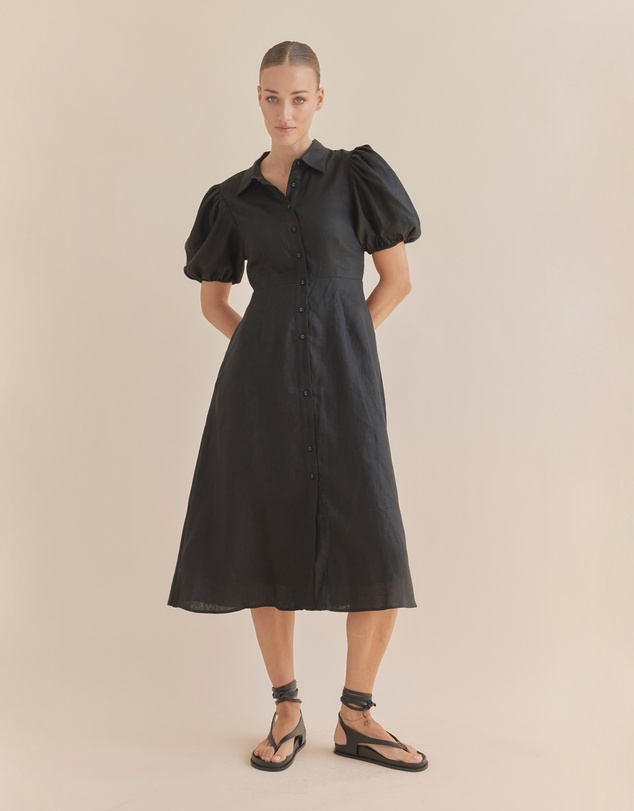 Amelius - Julius Linen Midi Dress