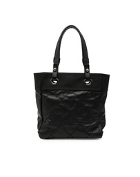 Pre-Loved by Azura Reborn - Pre-Loved Small Quilted Coated Canvas Paris Biarritz Tote