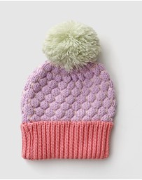 WITH LOVE FOR KIDS - Pom Pom Knitted Beanie - Babies - Kids