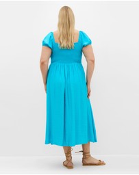 City Chic - Abbigail Split Maxi Dress