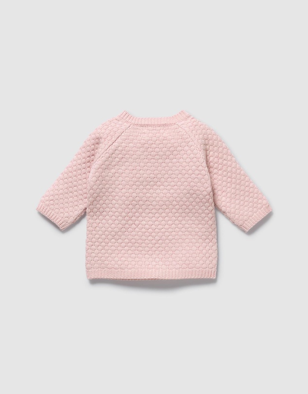Wilson & Frenchy - Organic Knitted Bauble Kimono Cardigan - Babies