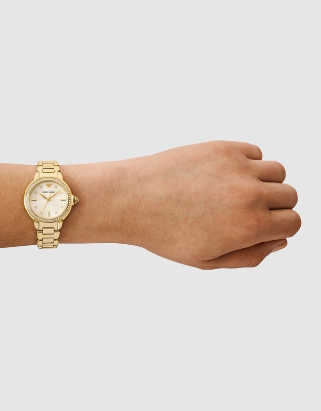 Emporio Armani - Gold Analogue Watch