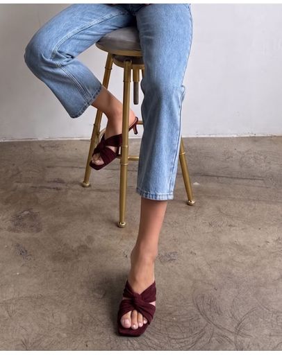 Burgundy Suede