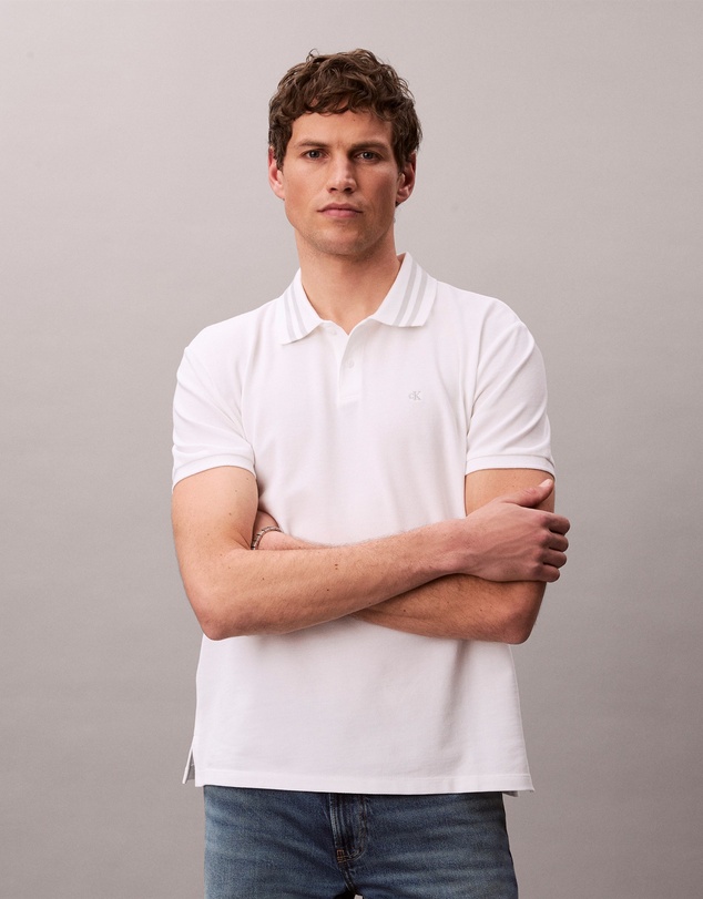 Calvin Klein Jeans - Casual Pique Classic Tipped Polo Shirt