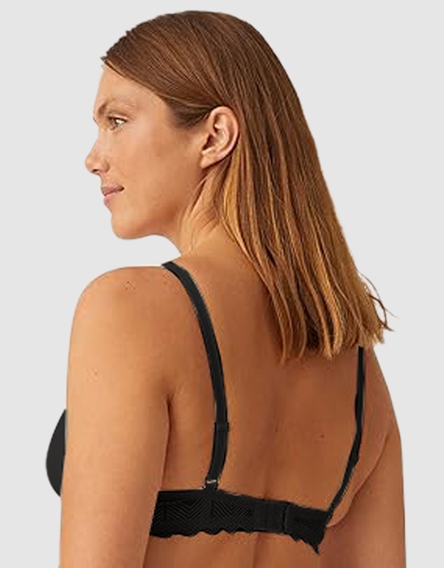 Naturana - Underwire Padded Zig Zag Lace Bra