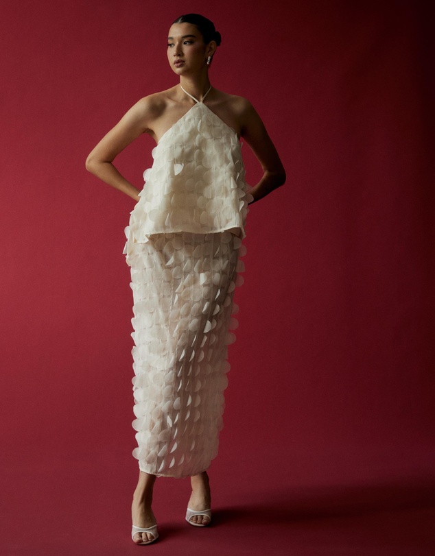Lover - Este Ruffle Midi Skirt