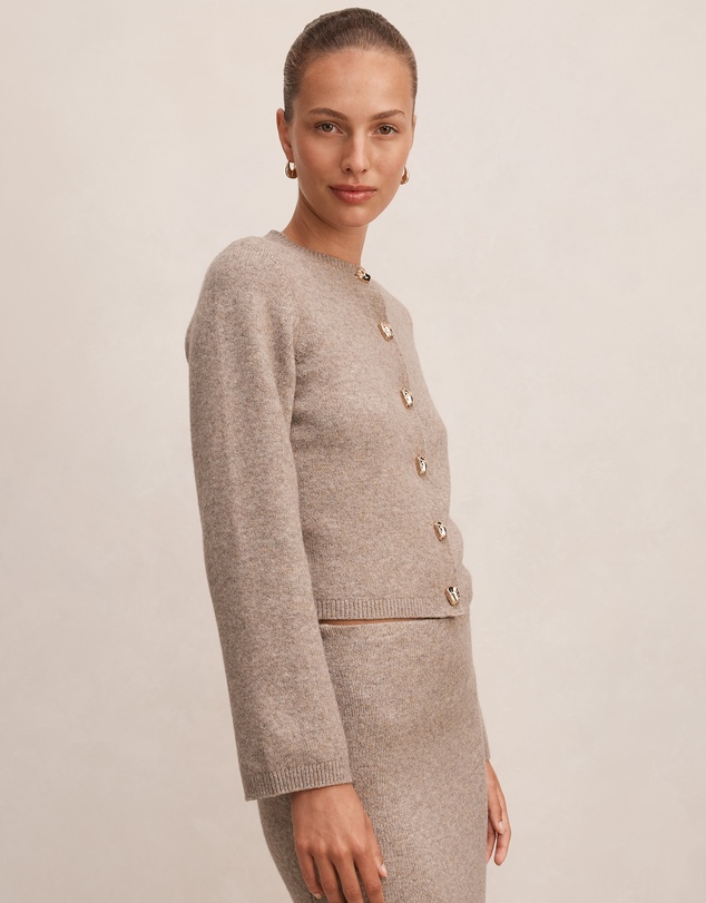 Forever New - Lottie Button Detail Cardigan