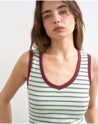 TOPSHOP - Lisa Rib V-Neck Vest