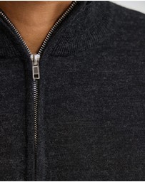 Oxford - Merino Zip-Neck Wool Pullover