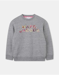 Marc Jacobs - Logo Embroidery Sweatshirt - Kids-Teens