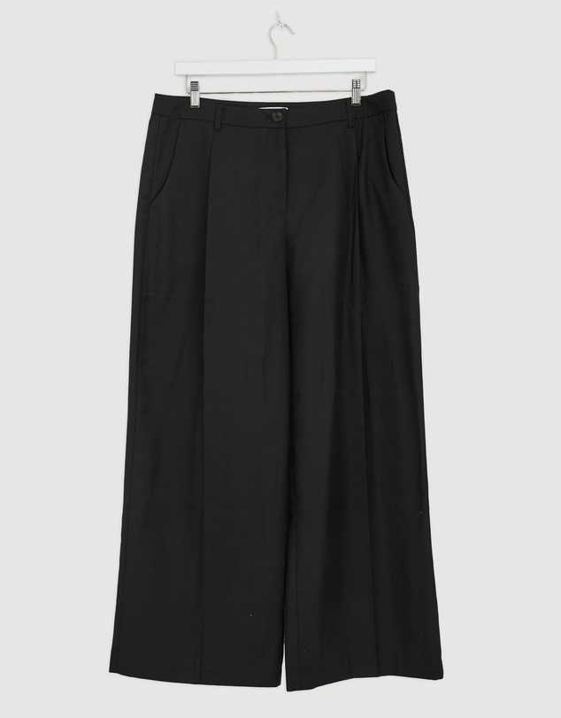 Revibe - Repaired Minima Esenciales Talia Tailored Wool Pants - AU 16