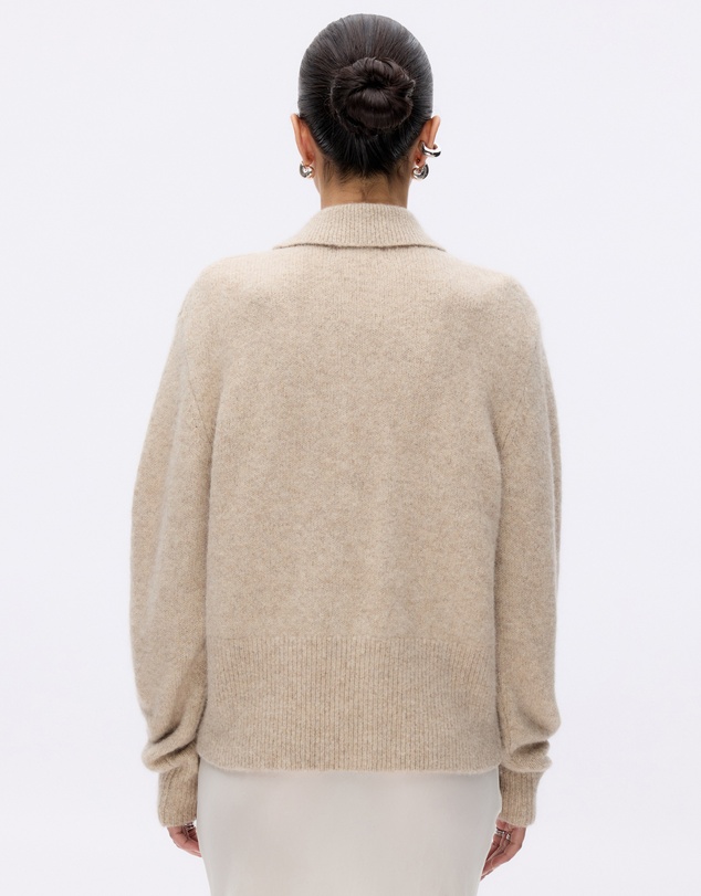 Minima Esenciales - Joryn Alpaca Wool Zip Cardigan