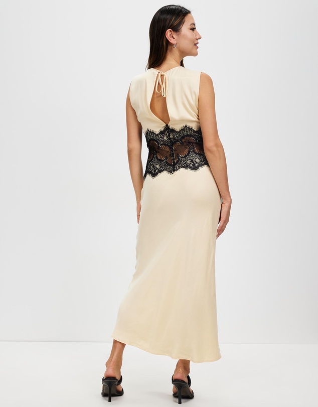 Third Form - Visions Lace Trim Tank Dress