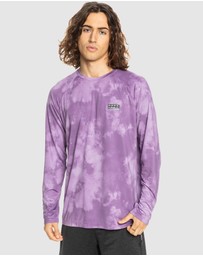 Quiksilver - Training Tie Dye   Long Sleeve T Shirt For Men