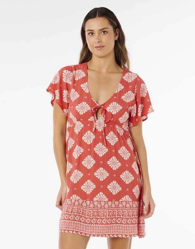 Rip Curl - Ventura Tiered Short Sleeve Dress