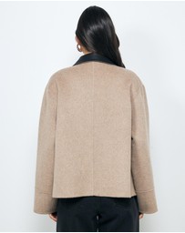 AERE - Maya Double Faced Wool Blend Jacket