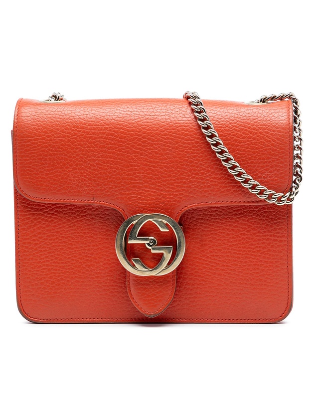 Pre-Loved by Azura Reborn - Pre-Loved Small Dollar Calfskin Interlocking G Crossbody