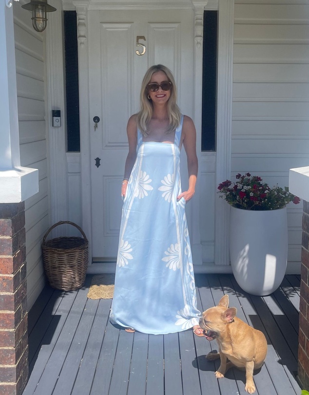 Esther & Co - Holden Dress - Blue Floral