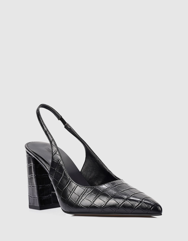 LANA WILKINSON - Olympia Slingback Block Heel
