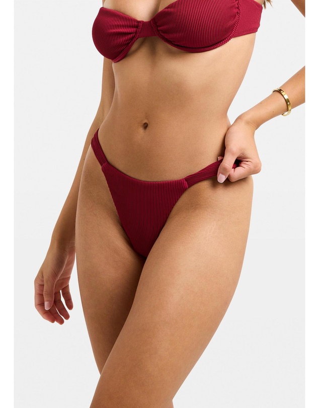 Subtitled - Rib Thick Band Bikini Bottom