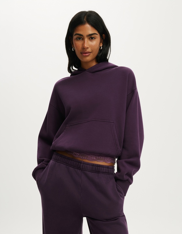 Cotton On - Boxy Fleece Hoodie