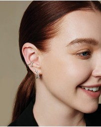 Ania Haie - Silver Pear Studs