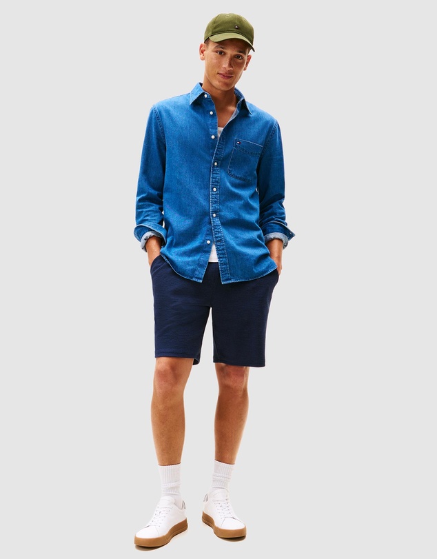 Tommy Hilfiger - Seersucker Sweatshorts