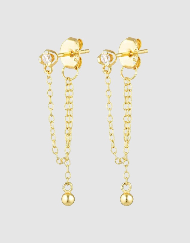 HOUSE OF SLANI - Alune Chain Stud Earrings