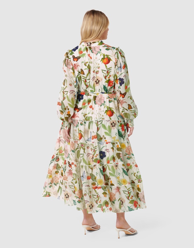 Forever New Curve - Annie Curve Scallop Trim Midi Dress