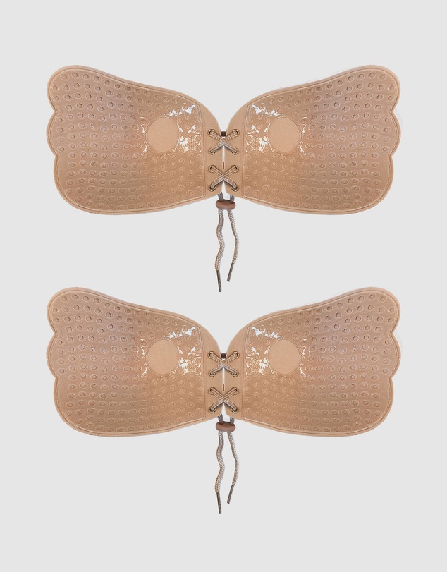 B Free Intimate Apparel - Push-Up Stick On Bra - 2 Pack (A-B-C-D-DD-E-F) Cup