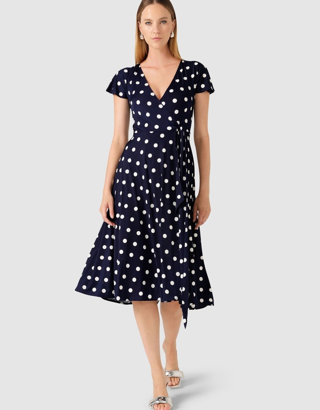 SACHA DRAKE - Reverse Wrap Midi Dress