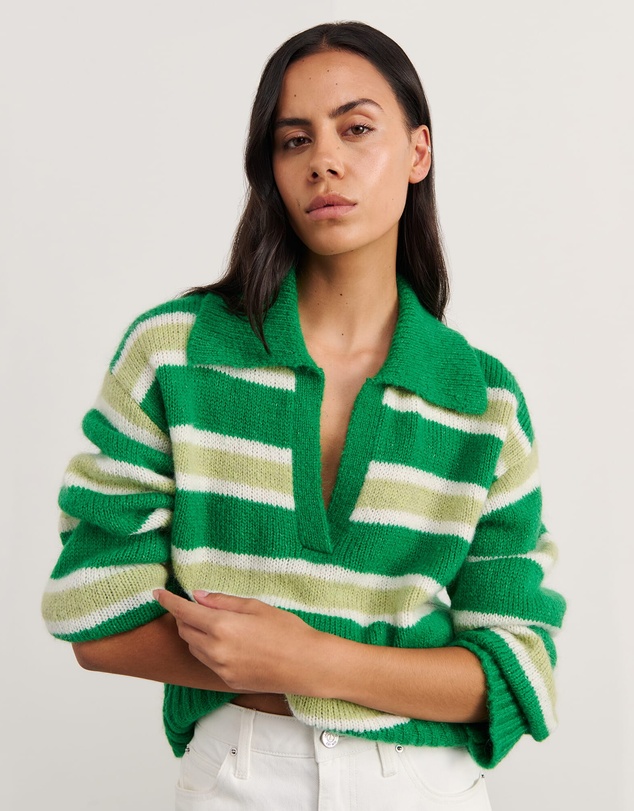 Jag - Lily Collared Knit