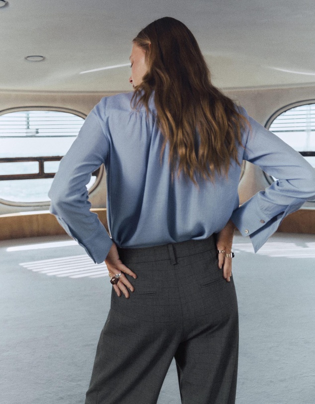 M.N.G - Pleated Check-Print Suit Trousers