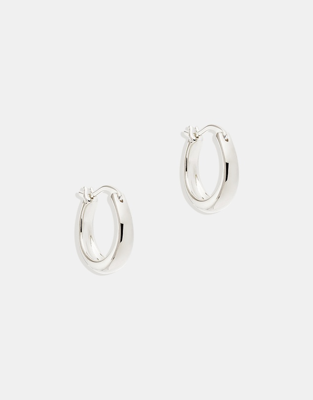By Charlotte - Silver Infinite Horizon Small Hoops