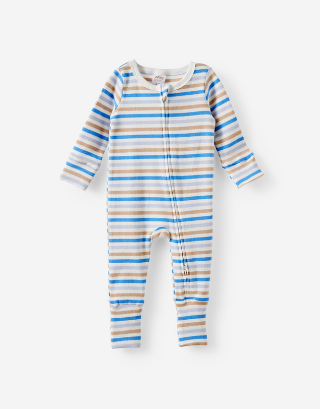 Cotton On Kids - Growie Long Sleeve Zip Romper