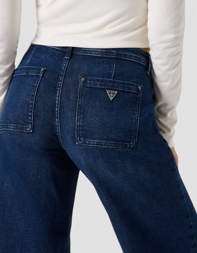 GUESS - Eco Mid-Rise Zoya Wide Leg Jeans