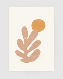 Inka Arthouse - Orange Coral Set of 2 by Henri Matisse Art Print