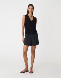 Forcast - Jillian Lyocell Blend Tank